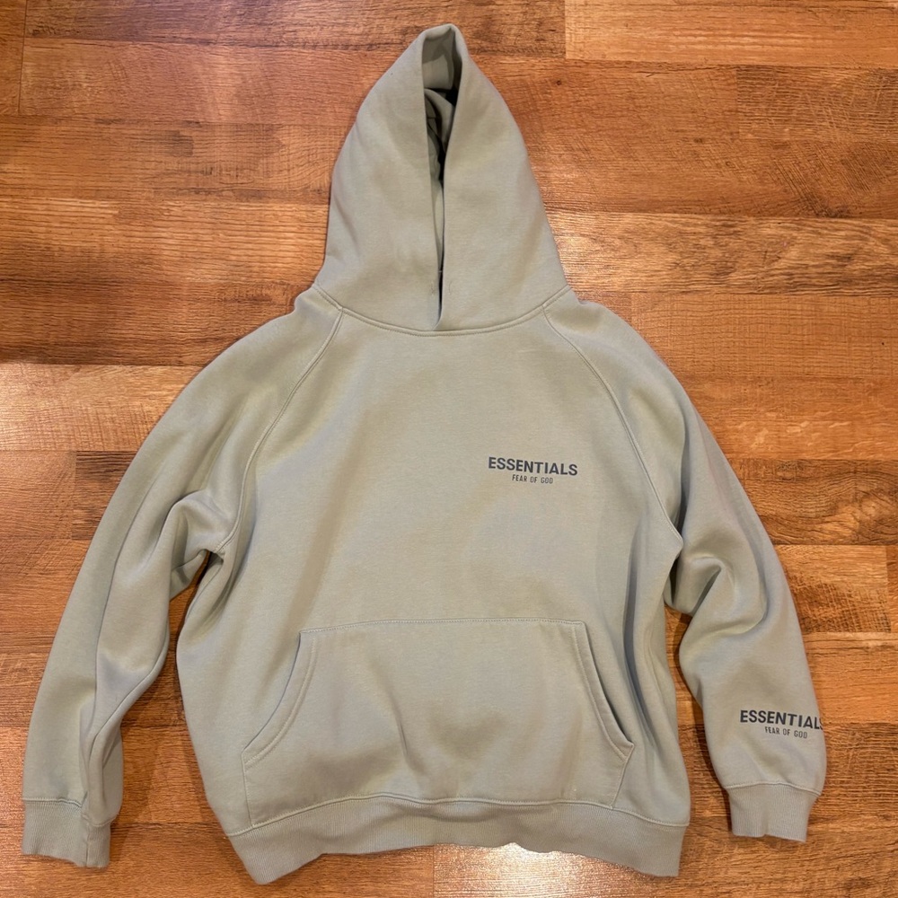 GREEN Concrete Fear of God Essentials x SSENSE Pullover Hoodie